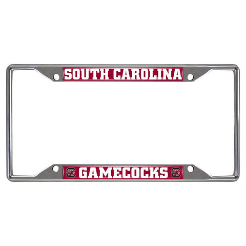 South Carolina Gamecocks Ncaa Chrome License Plate Frame