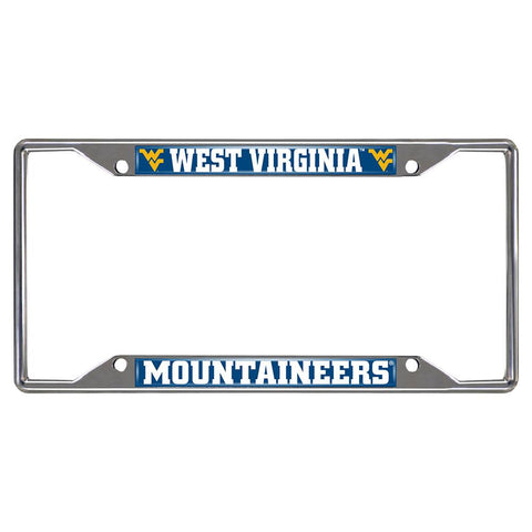 West Virginia Mountaineers Ncaa Chrome License Plate Frame