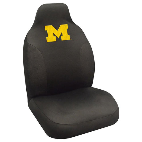 Michigan Wolverines Ncaa Polyester Embroidered Seat Cover