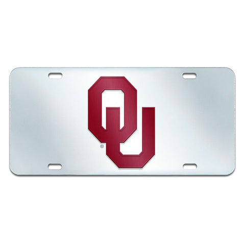 Oklahoma Sooners Ncaa License Plate-inlaid