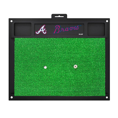 Atlanta Braves MLB Golf Hitting Mat (20in L x 17in W)
