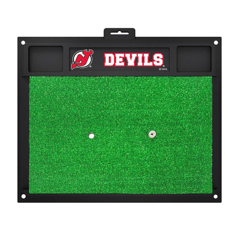 New Jersey Devils NHL Golf Hitting Mat (20in L x 17in W)