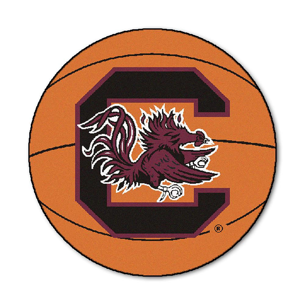 South Carolina Fighting Gamecocks Ncaa "basketball" Round Floor Mat (29")