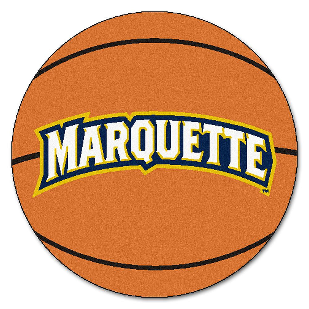 Marquette Golden Eagles Ncaa "basketball" Round Floor Mat (29")