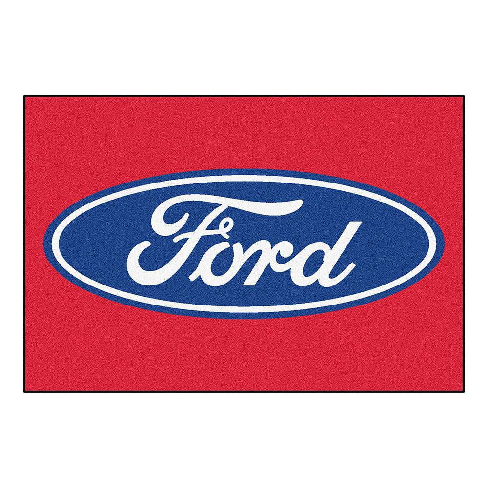 Ford "ford Oval" 5x8 Rug (60"x92")