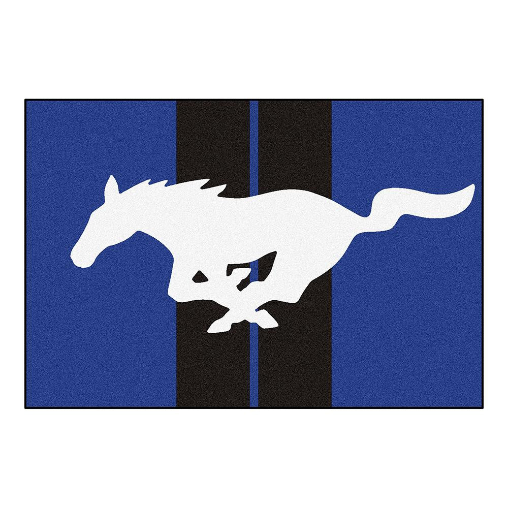 Ford "mustang Horse"  5x8 Rug (60"x92")