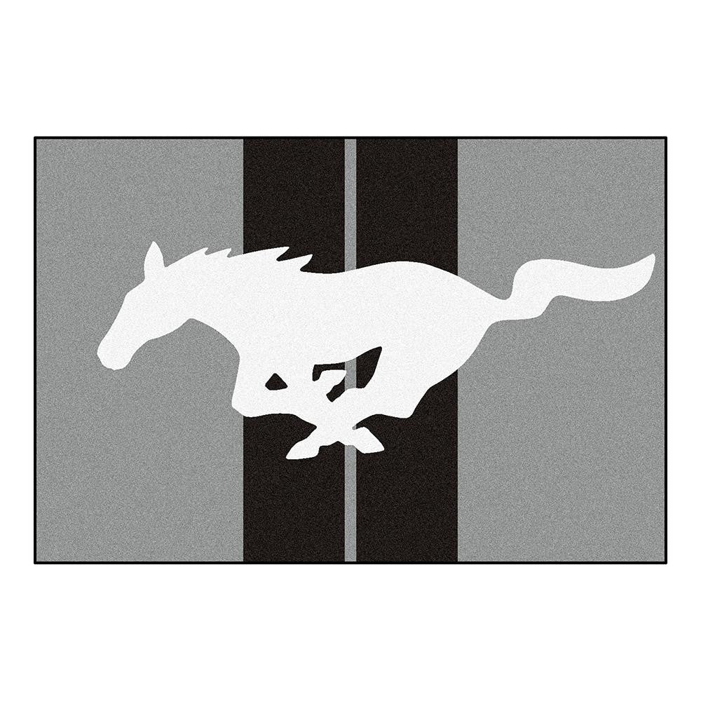 Ford "mustang Horse"  5x8 Rug (60"x92")