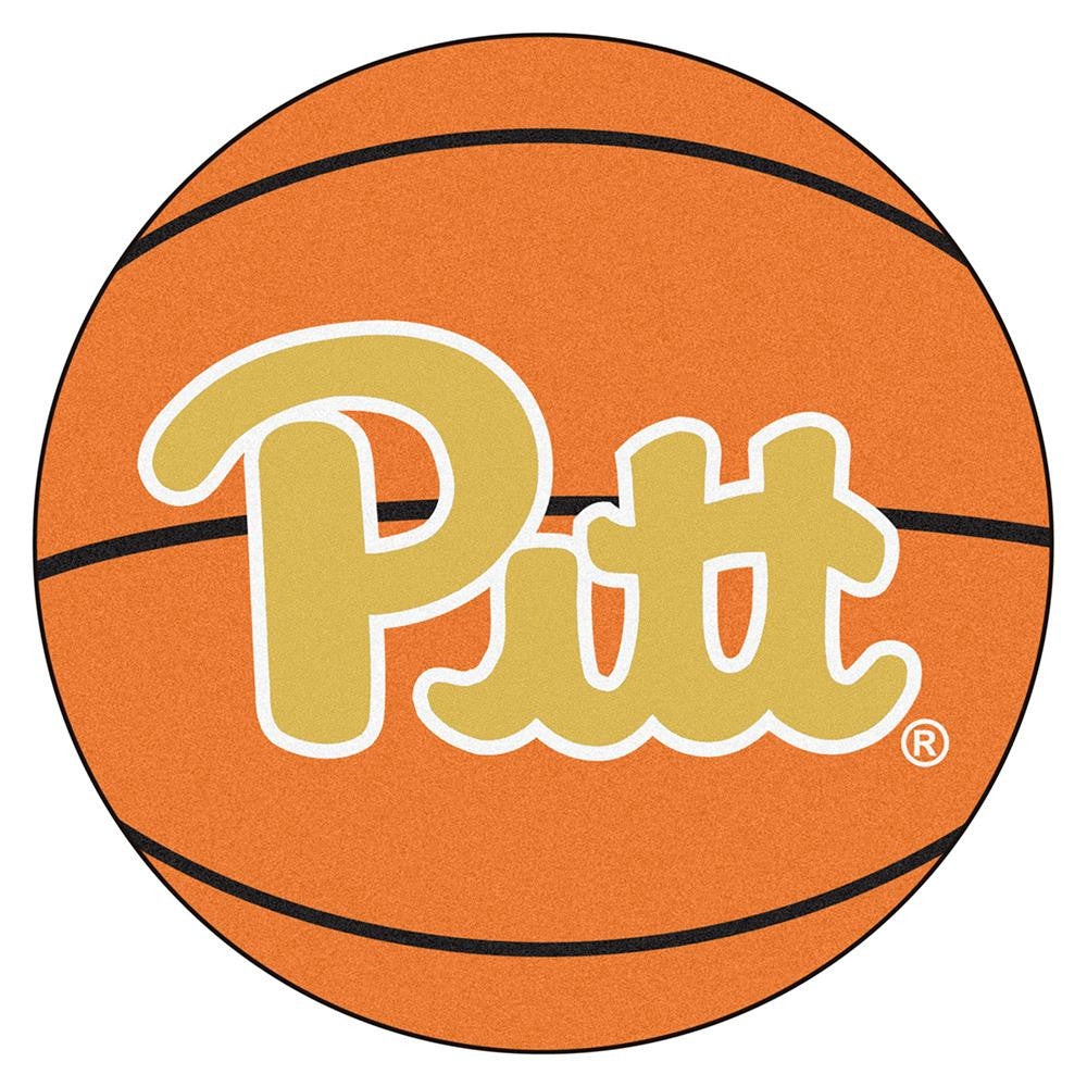 Pittsburgh Panthers Ncaa "basketball" Round Floor Mat (29")