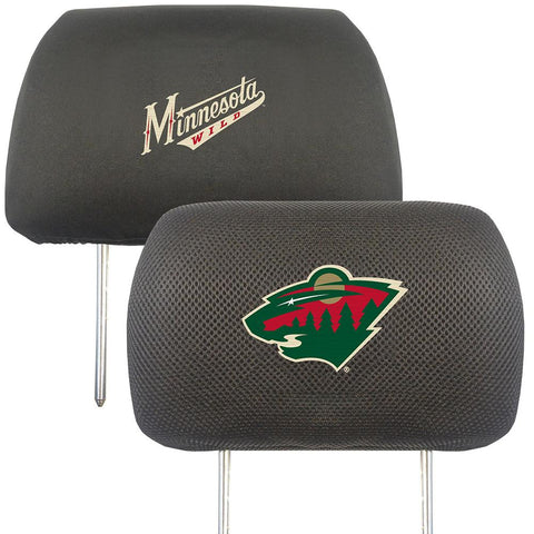 Minnesota Wild NHL Polyester Head Rest Cover (2 Pack)