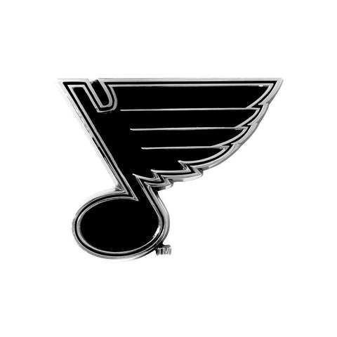 St. Louis Blues NHL Chrome Car Emblem (2.3in x 3.7in)