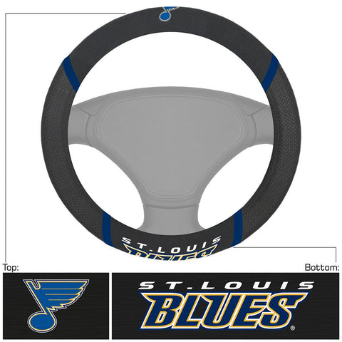 St. Louis Blues NHL Polyester Steering Wheel Cover