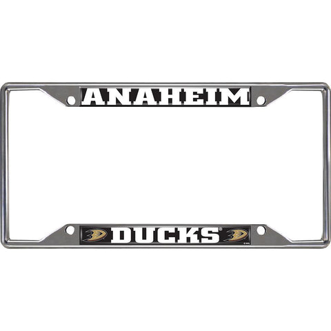 Anaheim Ducks NHL Chrome License Plate Frame