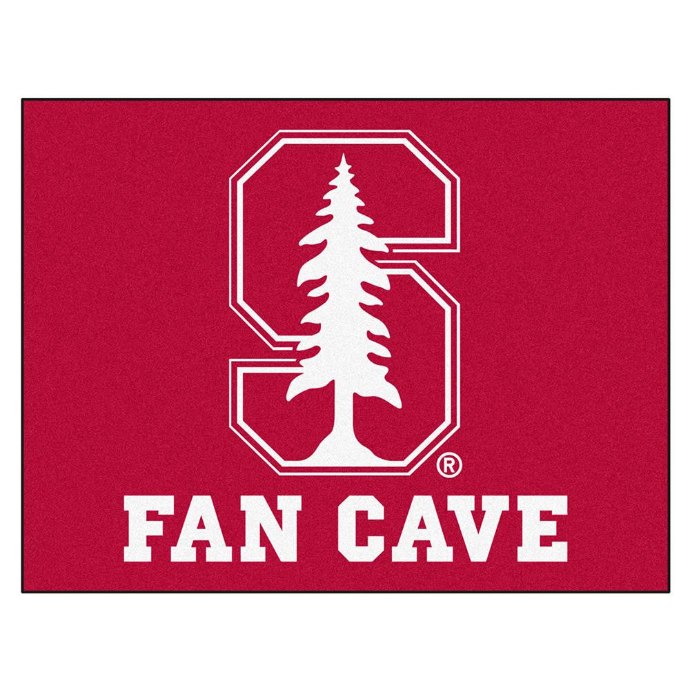 Stanford Cardinal Ncaa Man Cave "all-star" Floor Mat (34in X 45in)