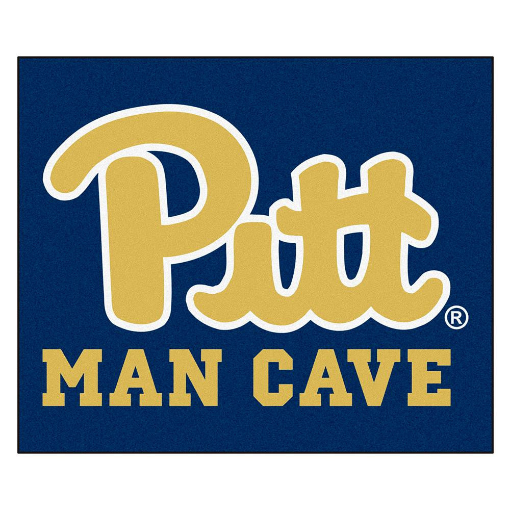 Pittsburgh Panthers Ncaa Man Cave "tailgater" Floor Mat (60in X 72in)