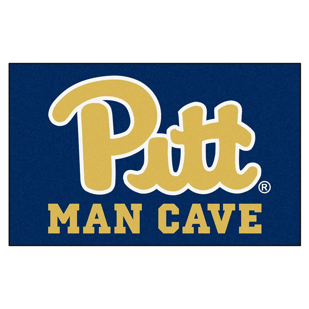 Pittsburgh Panthers Ncaa Man Cave "ulti-mat" Floor Mat (60in X 96in)