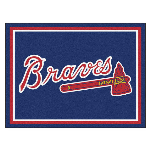 Atlanta Braves MLB 8ft x10ft Area Rug