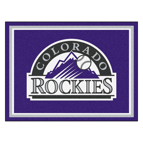 Colorado Rockies MLB 8ft x10ft Area Rug