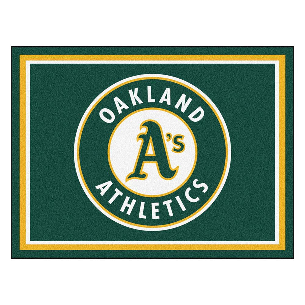 Oakland Athletics MLB 8ft x10ft Area Rug