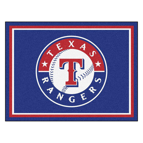 Texas Rangers MLB 8ft x10ft Area Rug
