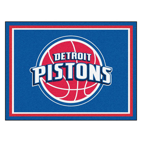 Detroit Pistons NBA 8ft x10ft Area Rug