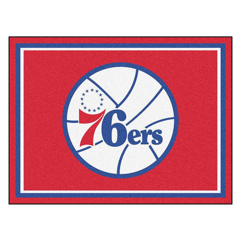 Philadelphia 76ers NBA 8ft x10ft Area Rug