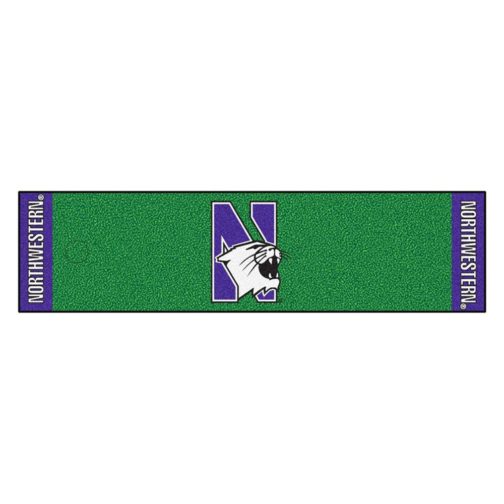 Northwestern Wildcats Ncaa Putting Green Runner (18"x72")