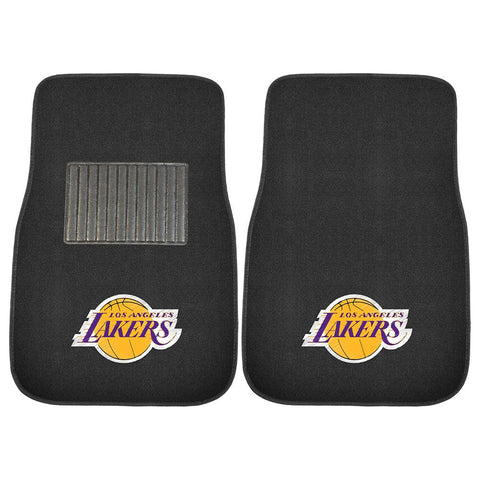 Los Angeles Lakers NBA 2-pc Embroidered Car Mat Set