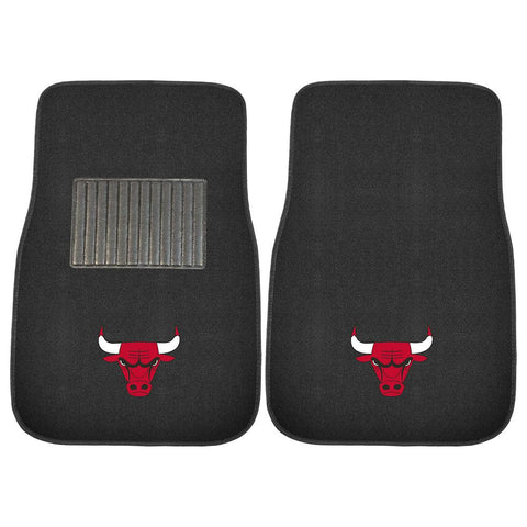 Chicago Bulls NBA 2-pc Embroidered Car Mat Set