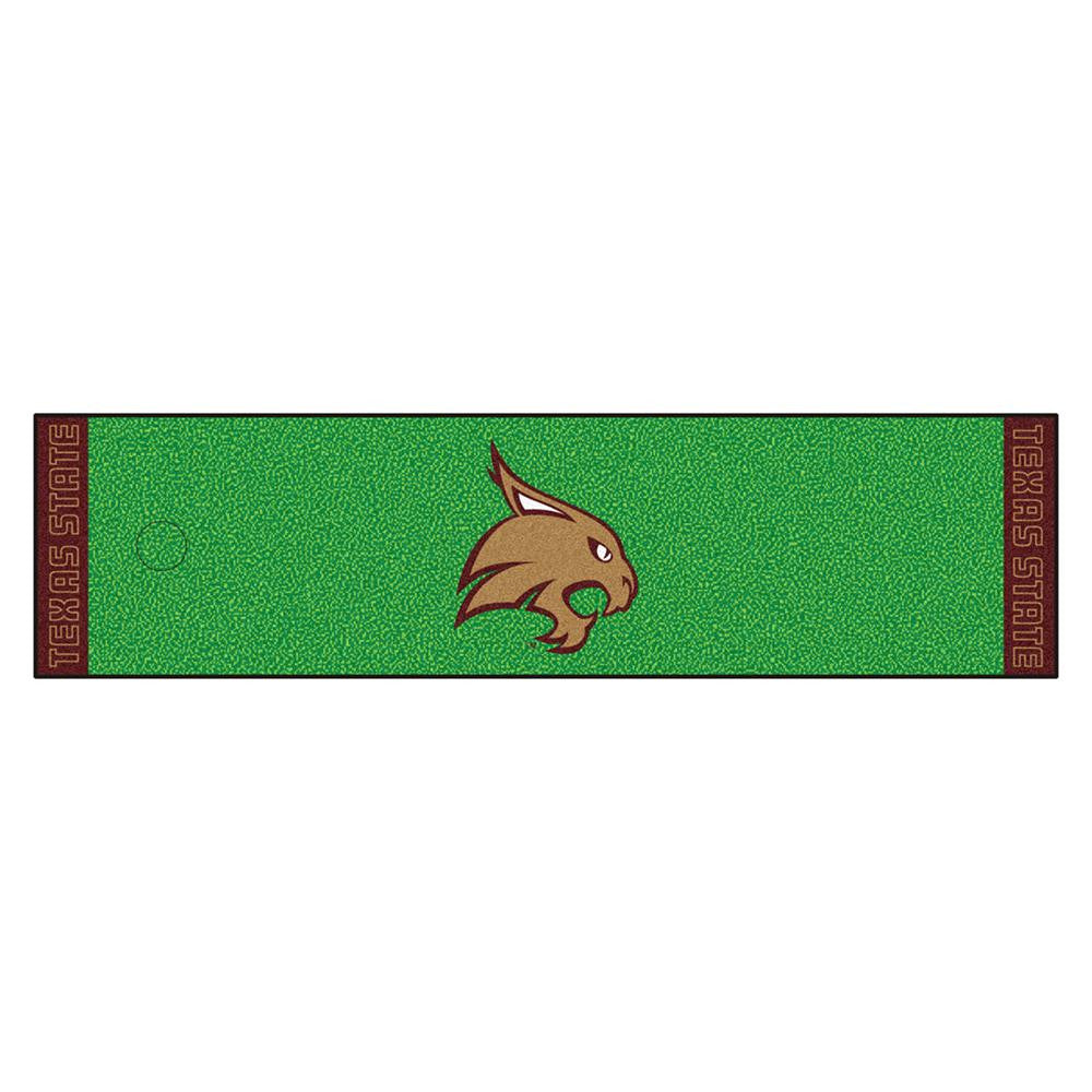 Texas State Bobcats Ncaa Putting Green Runner (18"x72")
