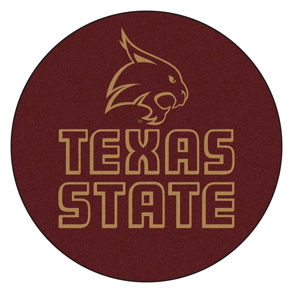 Texas State Bobcats Ncaa Round Floor Mat (29")