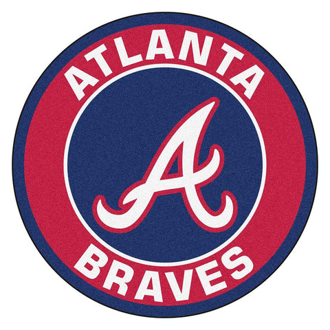 Atlanta Braves MLB Round Floor Mat (29)