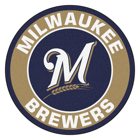 Milwaukee Brewers MLB Round Floor Mat (29)
