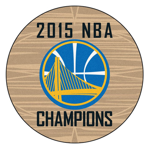 Golden State Warriors 2015 NBA Champion Basketball Round Floor Mat (29)