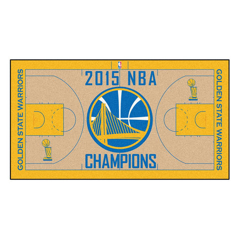 Golden State Warriors 2015 NBA Champion 2x4 Court Runner (24x44)