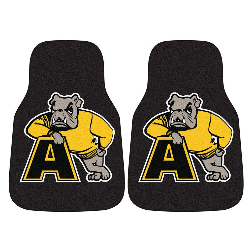 Adrian Bulldogs Ncaa 2-piece Printed Carpet Car Mats (18x27)