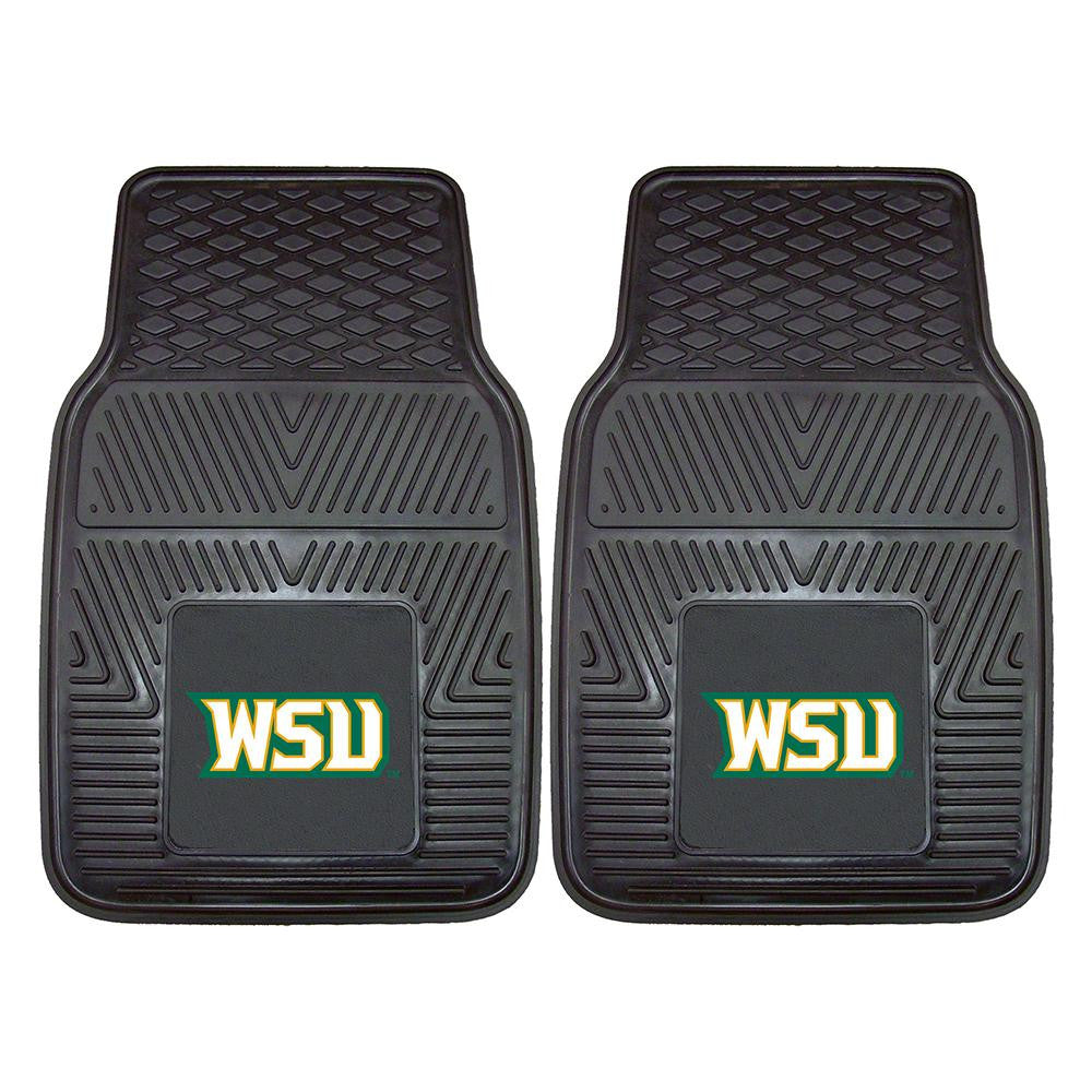 Wright State Raiders Ncaa Heavy Duty 2-piece Vinyl Car Mats (18"x27")