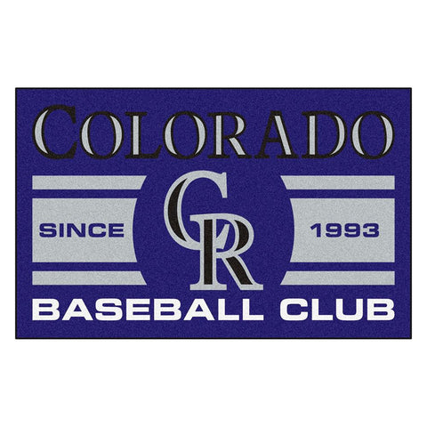 Colorado Rockies MLB Starter Floor Mat (20x30)