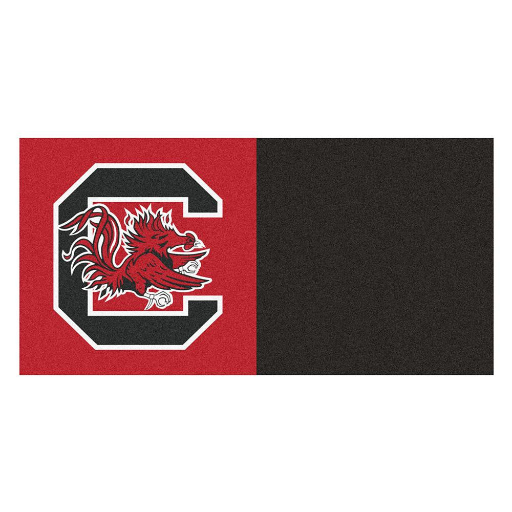 South Carolina Gamecocks Ncaa Carpet Tiles (18"x18" Tiles)