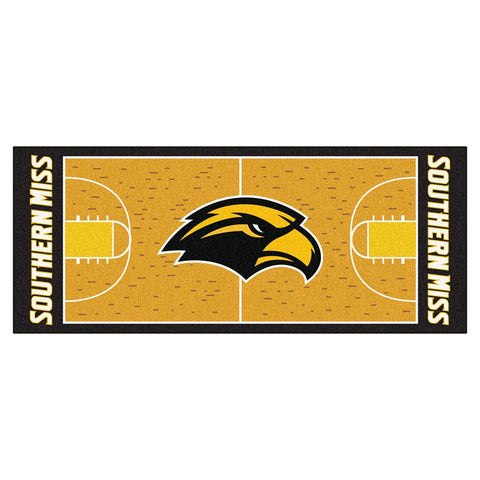 Southern Mississippi Eagles Ncaa Court Runner (29.5"x72")