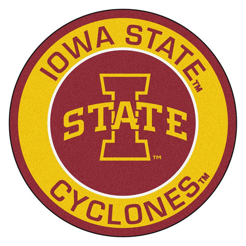 Iowa State Cyclones Ncaa Rounded Floor Mat (29in)