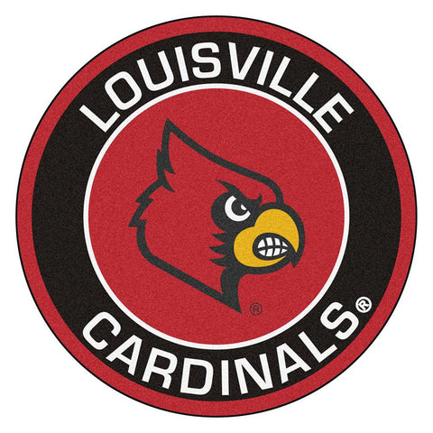 Louisville Cardinals Ncaa Rounded Floor Mat (29in)
