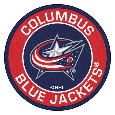Columbus Blue Jackets NHL Round Floor Mat (29)