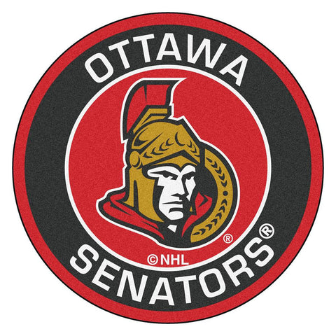 Ottawa Senators NHL Round Floor Mat (29)