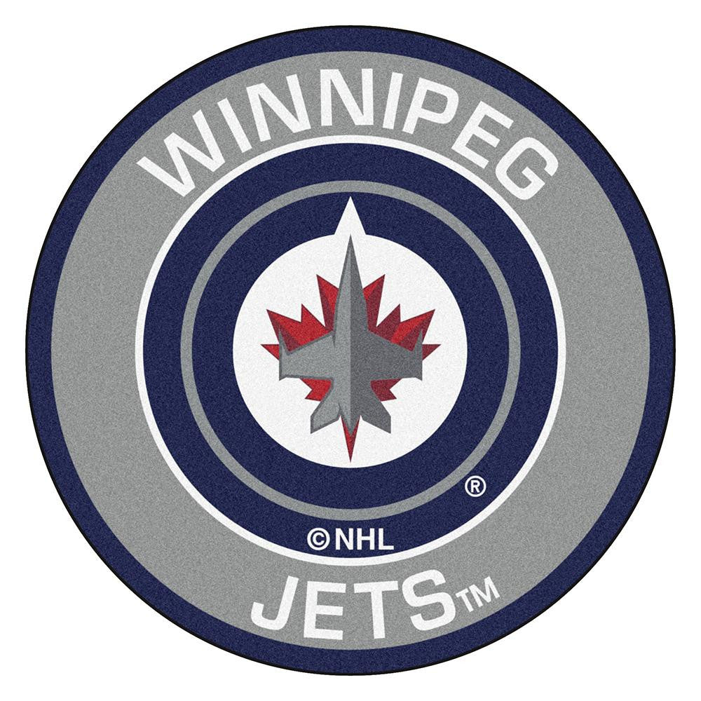 Winnipeg Jets NHL Round Floor Mat (29)