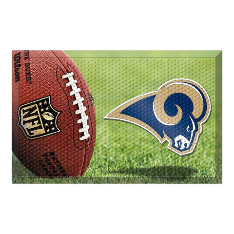 Los Angeles Rams NFL Scraper Doormat (19x30)