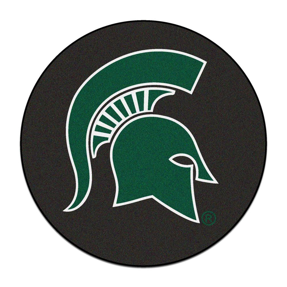 Michigan State Spartans Ncaa Puck Mat (29" Diameter)