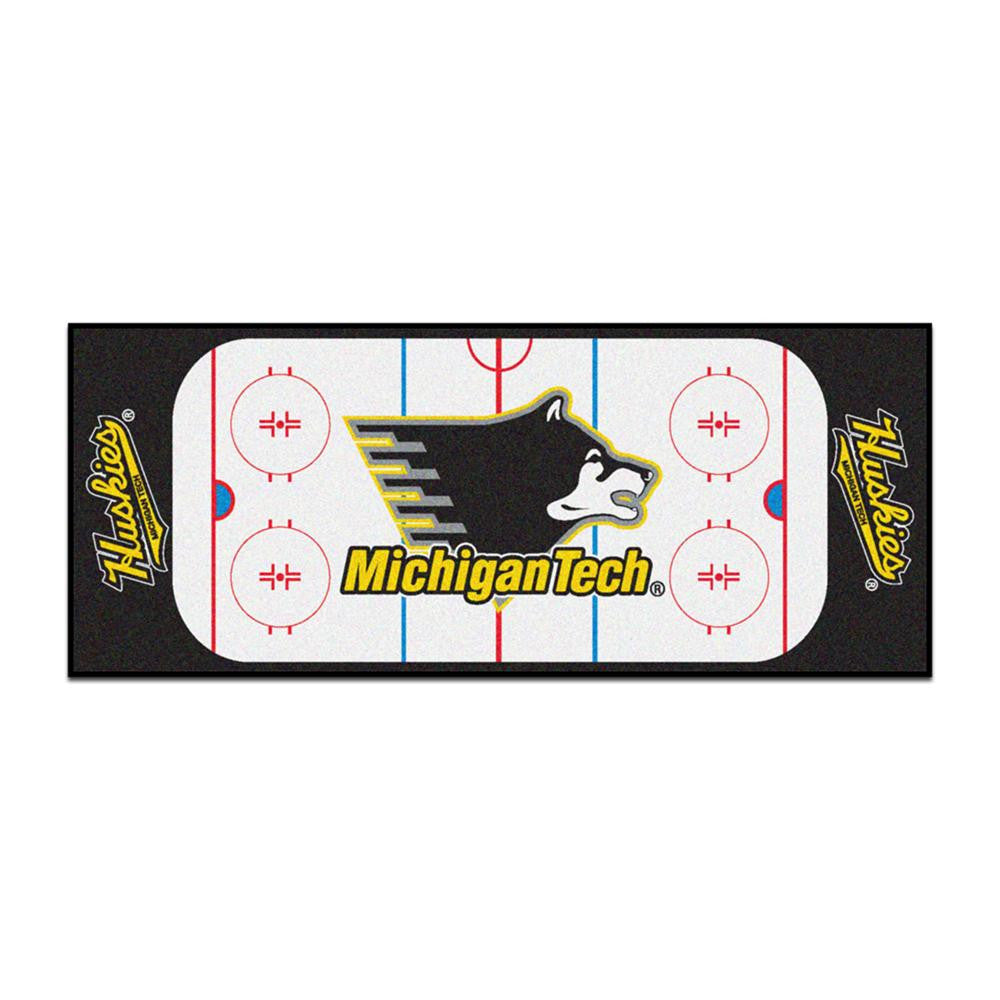 Michigan Tech Huskies Ncaa Floor Runner (29.5"x72")