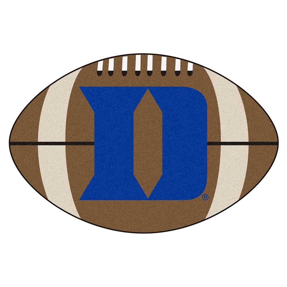 Duke Blue Devils Ncaa Football Floor Mat (22"x35")