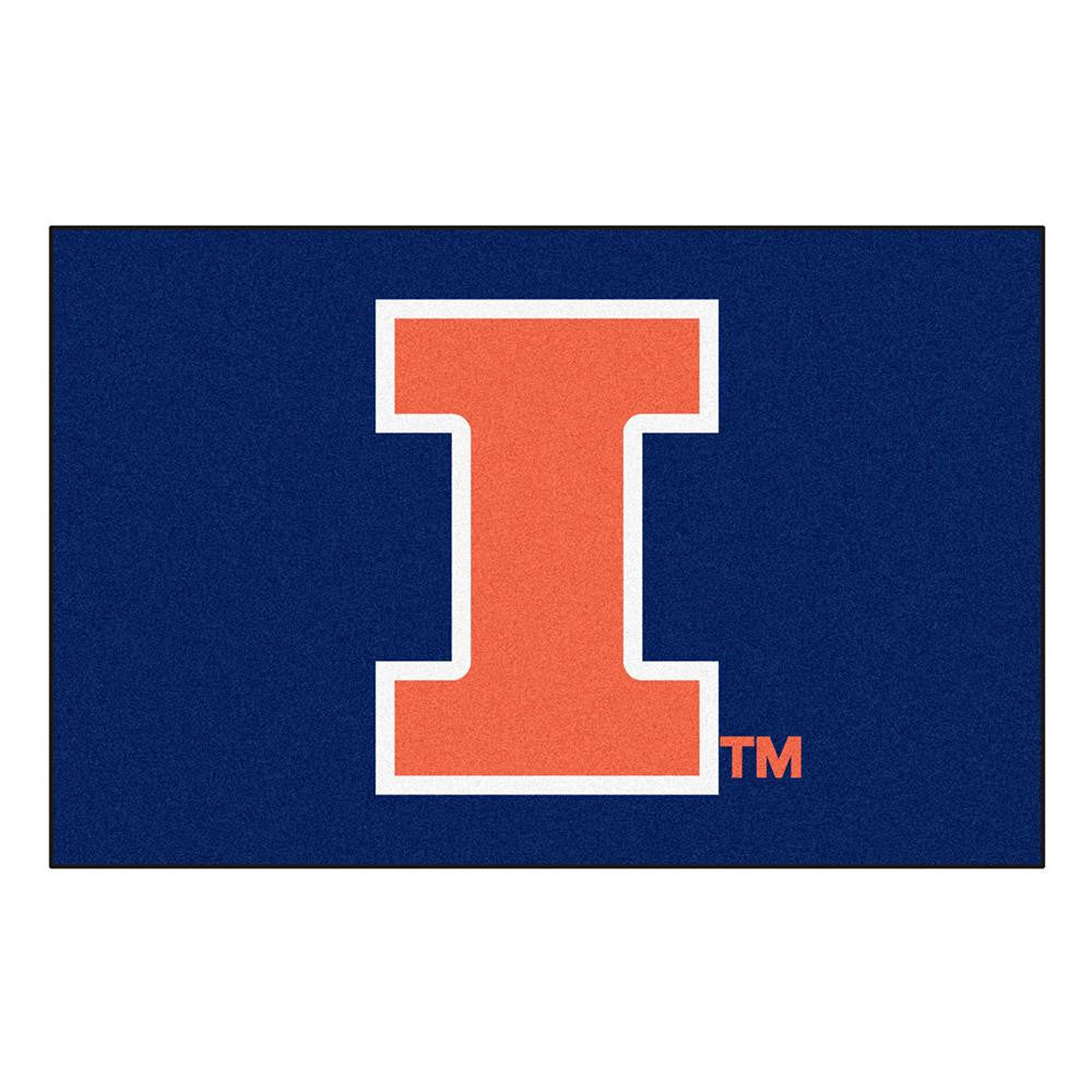 Illinois Fighting Illini Ncaa "starter" Floor Mat (20"x30")