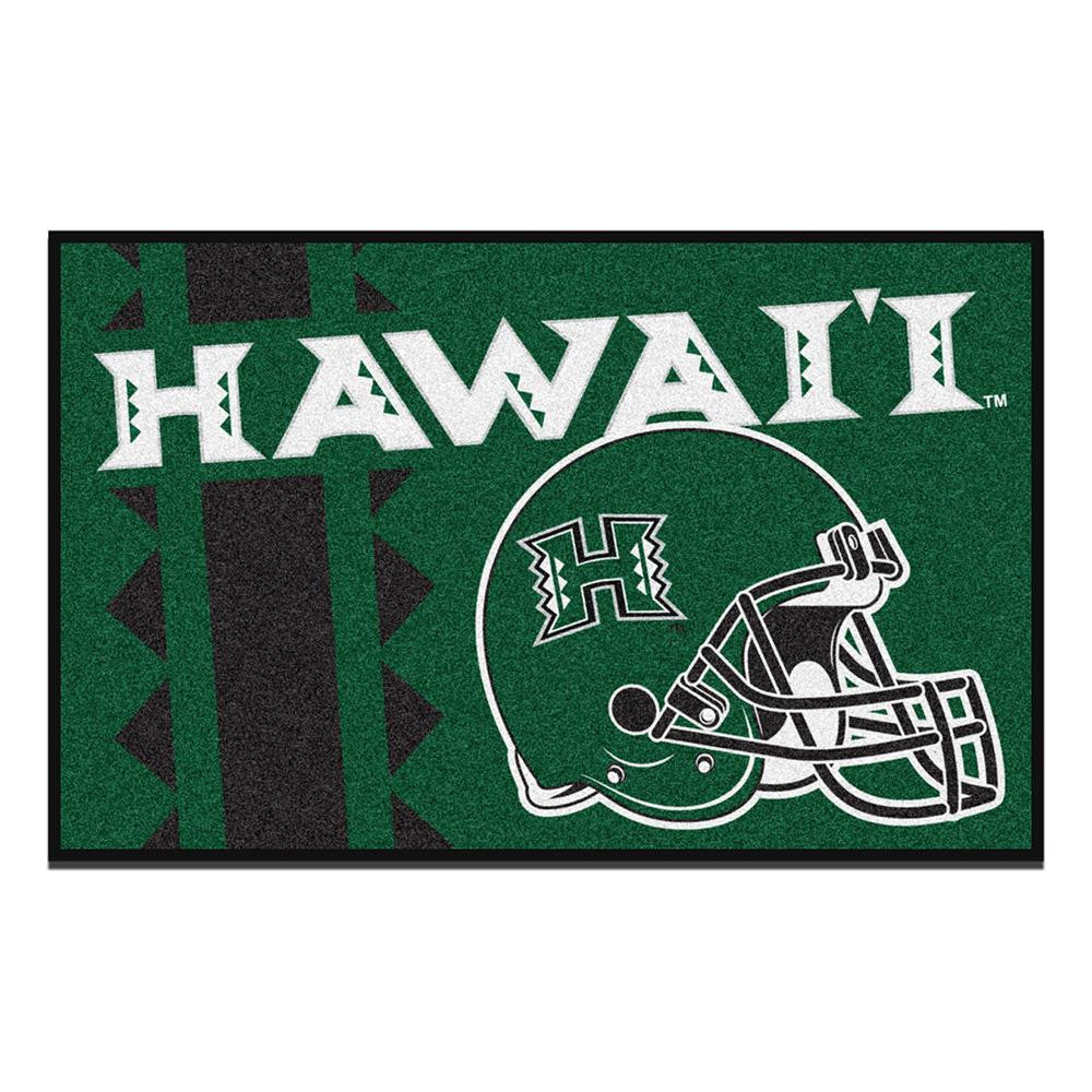 Hawaii Rainbow Warriors Ncaa Starter Floor Mat (20"x30")